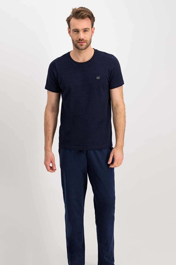Bubble tamnoplavi muški pidžama set - 2