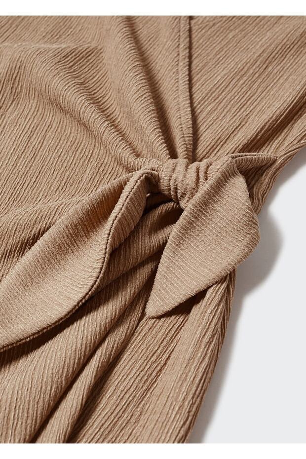 Fiyonklu Anvelop Elbise - 5