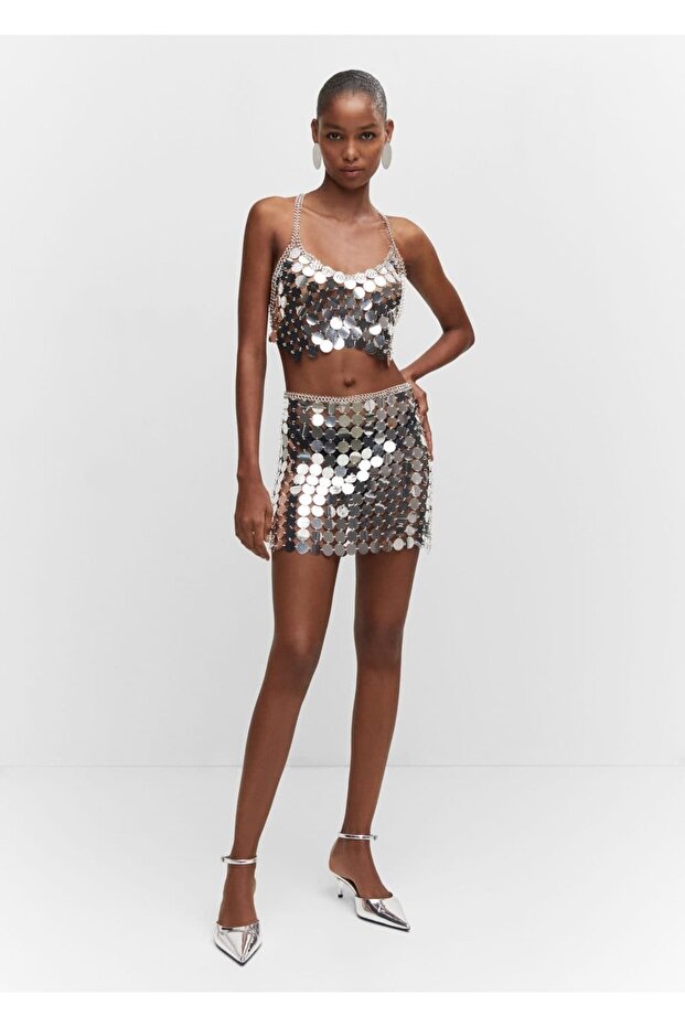 Metalik Diskli Etek - 2