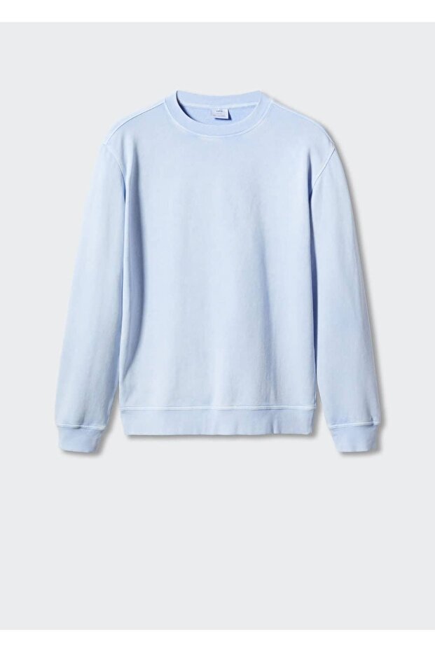 Boyanmış Pamuklu Sweatshirt - 3