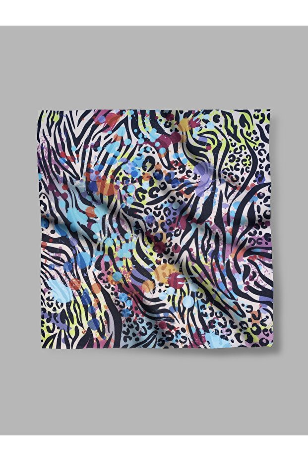 وشاح شيفون منقوش - 1