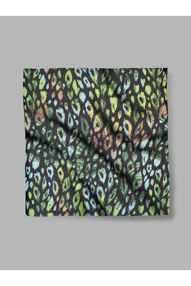 Desenli Şifon Fular - 1