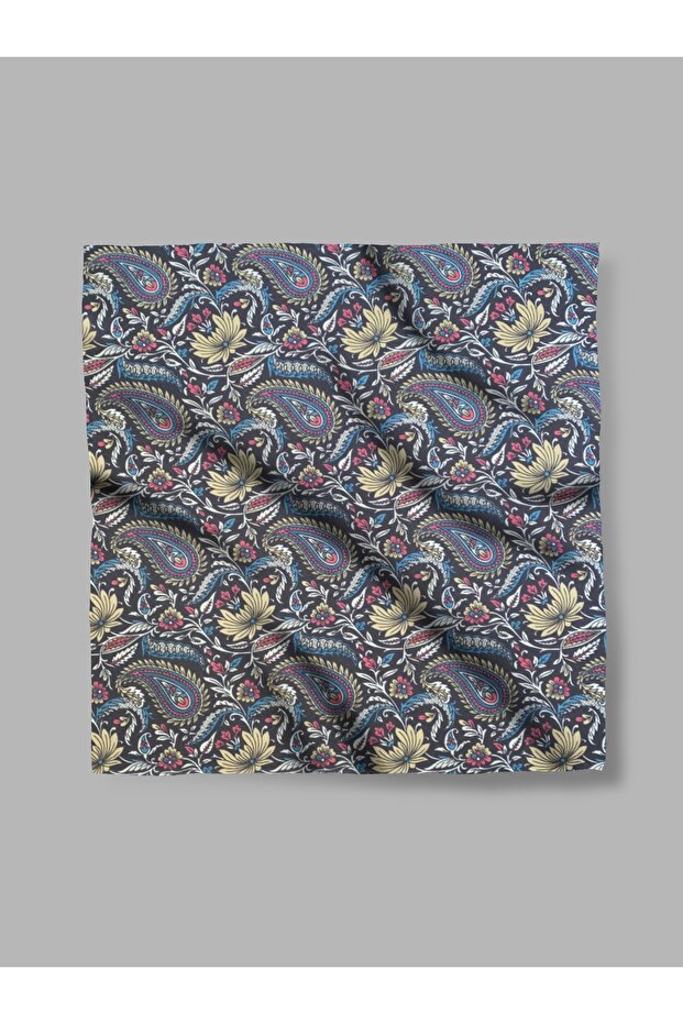 Patterned Chiffon Scarf