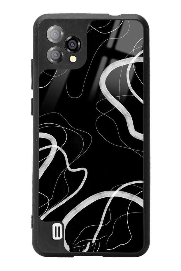 Reeder P13 Blue Plus 2022 Black Wave Design Glossy Phone Case