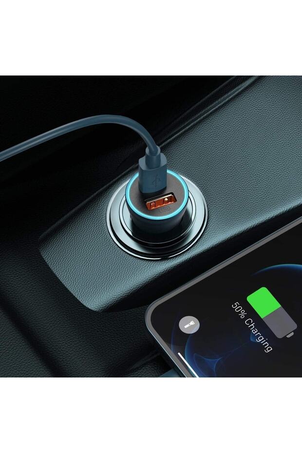 Golden Contactor Pro 40w Usb Type-c Dual Hızlı Araç Şarj Başlık Type-c To Lightning - 6