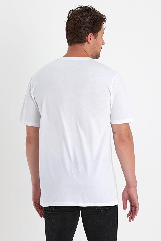 Erkek Basic Tişört Düz Klasik - 7