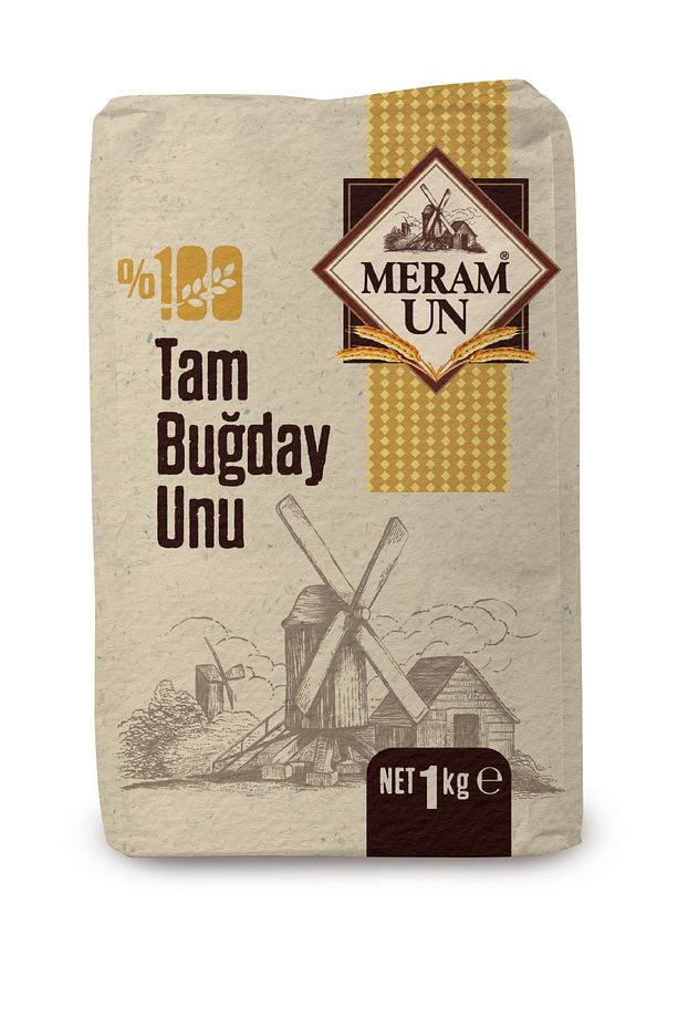 Meram %100 Tam Buğday Unu 1 Kg - 1