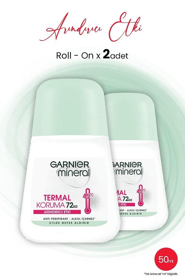 Mineral Roll-On Termal Koruma 72 Saat 50 ml x 2 Adet - 1