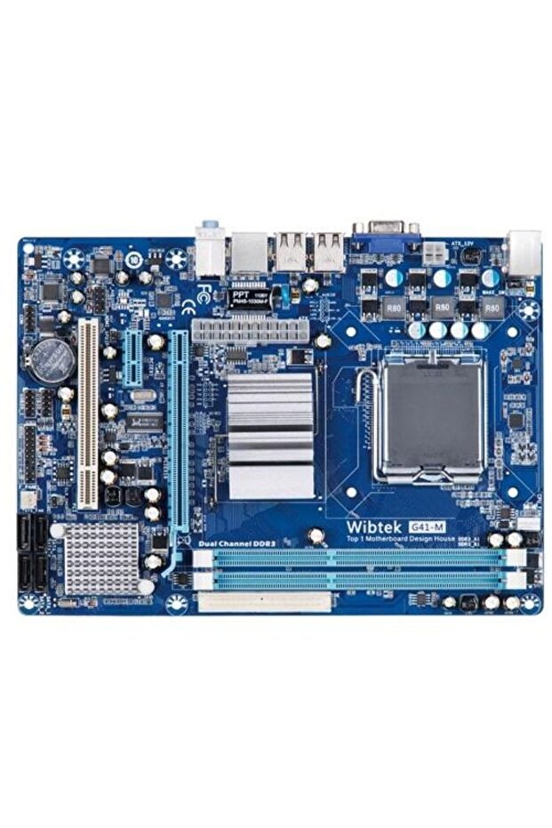 G41-M LGA775 DDR3 SATA PCI-e Anakart + Dual Core İşlemci HEDİYELİ Yenilenmiş - 1
