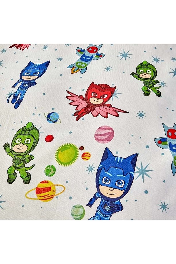 Pj Masks By Talent Tek Kişilik %100 Pamuk Pike Takımı - 4