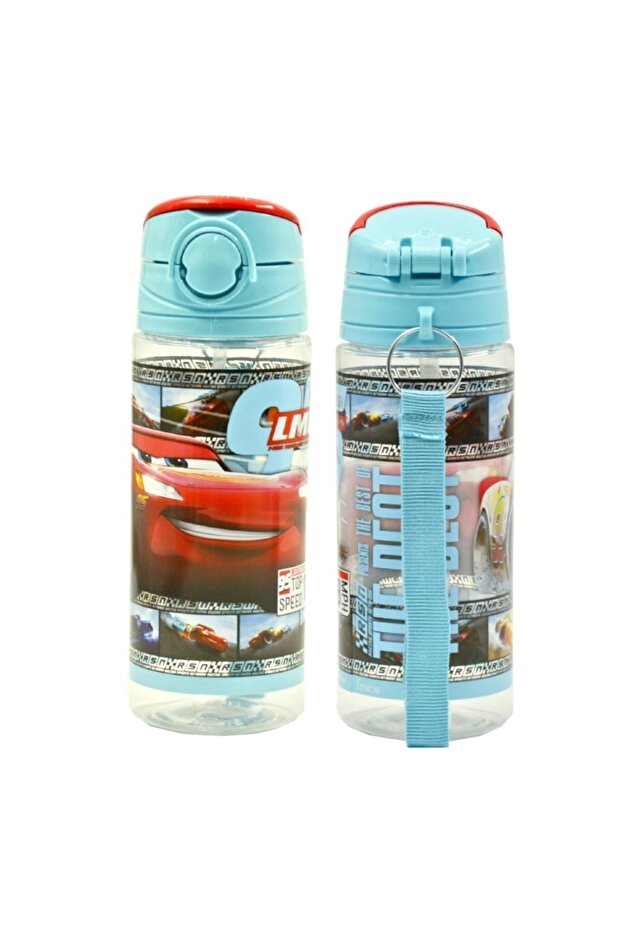 Disney Cars Licensed Water Bottle with Straw 500 Ml Turquoise OTTO-44206