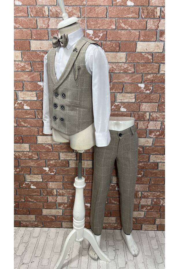 Çocuk Yelek Takım Gömlekli Set Helsinki - 3