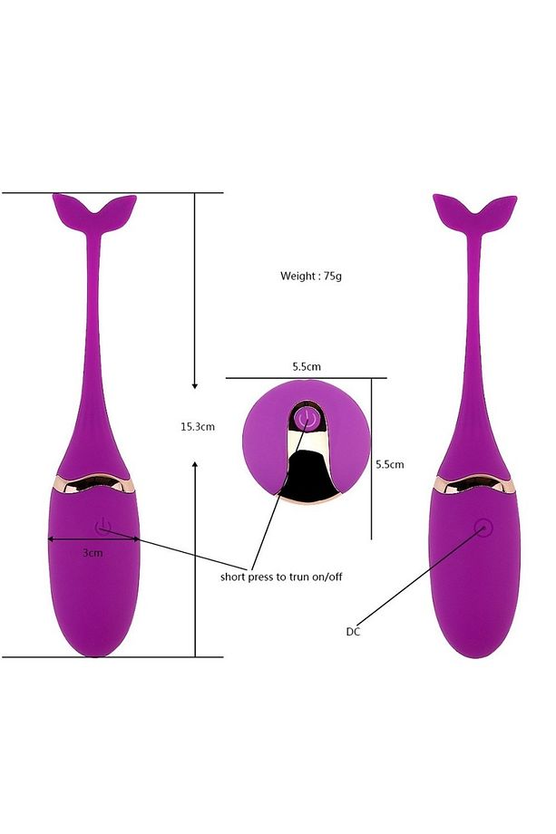 Uzaktan Kumandalı Usb Şarjlı 10 Farklı Titreşim Soft Silikon Doku Vajinal Vibratör - 3