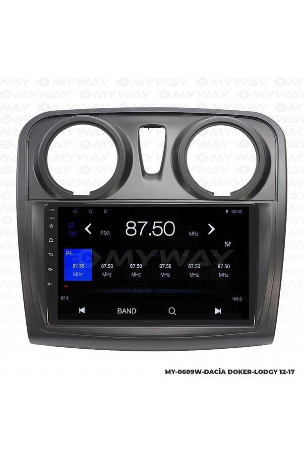 DACİA DOKKER ANDROİD 12 MULTİMEDYA CARPLAY 2GB RAM+32GB HDD NAVİGASYON EKRAN - 5