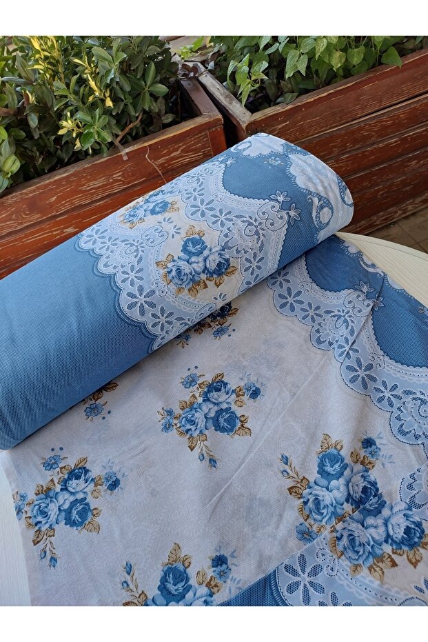 Single Duvet Cover Set Cotton Fabric Duvet Cover + Fitted Sheet + Pillowcase