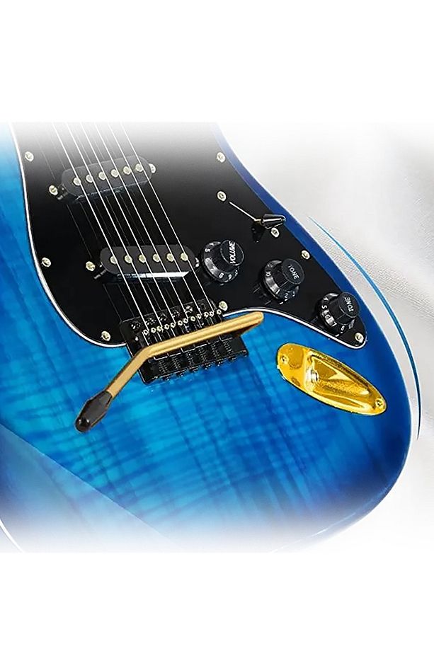 GLC-40BL-50AMP Elektro Gitar Seti 50 WATT Şarjlı BT Amfi Kulaklık ve Full SET - 3