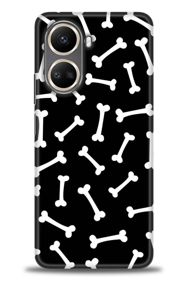 Realme C55 Case Hd Printed Case - Bones + Full Screen Protector