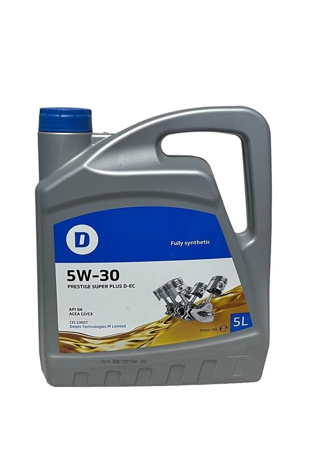 Delphi Prestige Süper Plus 5W-30 Tam Sentetik Motor Yağı 5 Litre - 1