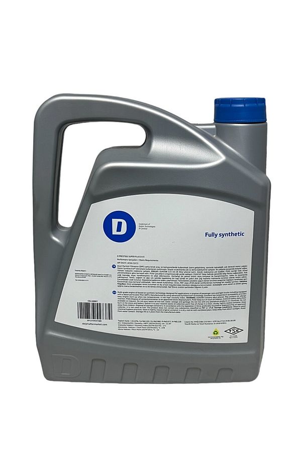 Delphi Prestige Süper Plus 5W-30 Tam Sentetik Motor Yağı 5 Litre - 3