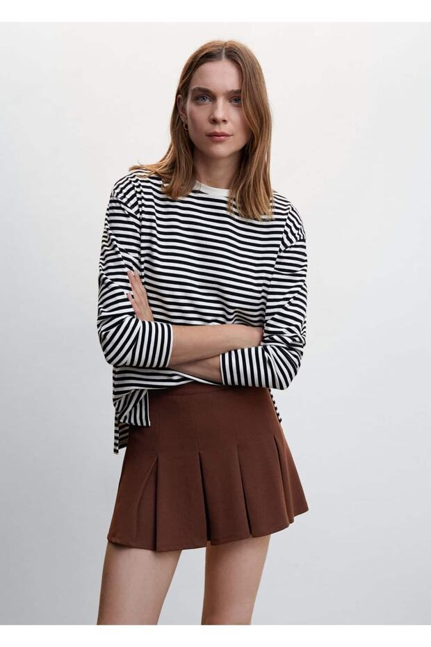 Geniş Pilili Etek - 6