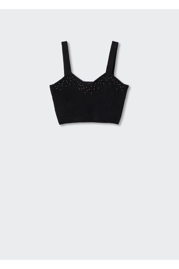 Triko Cropped Bluz - 3