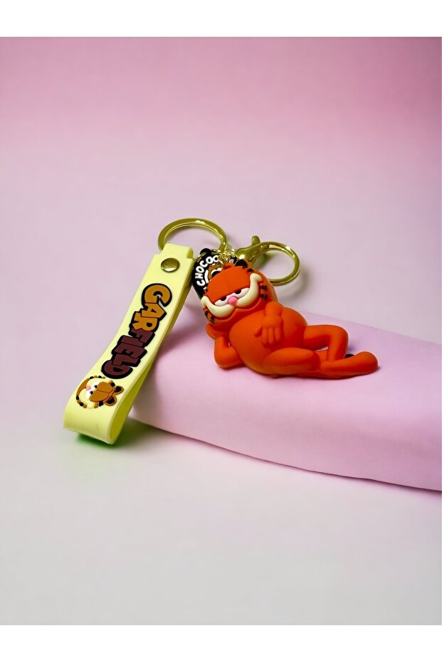 Garfield 3D Keychain and Bag Accessory - 2
