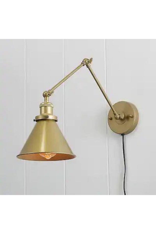 Retro Eskitme Kaplama Kablolu Fişli Metal Mafsallı Akrobatik Dekoratif Rustik Aplik - 1