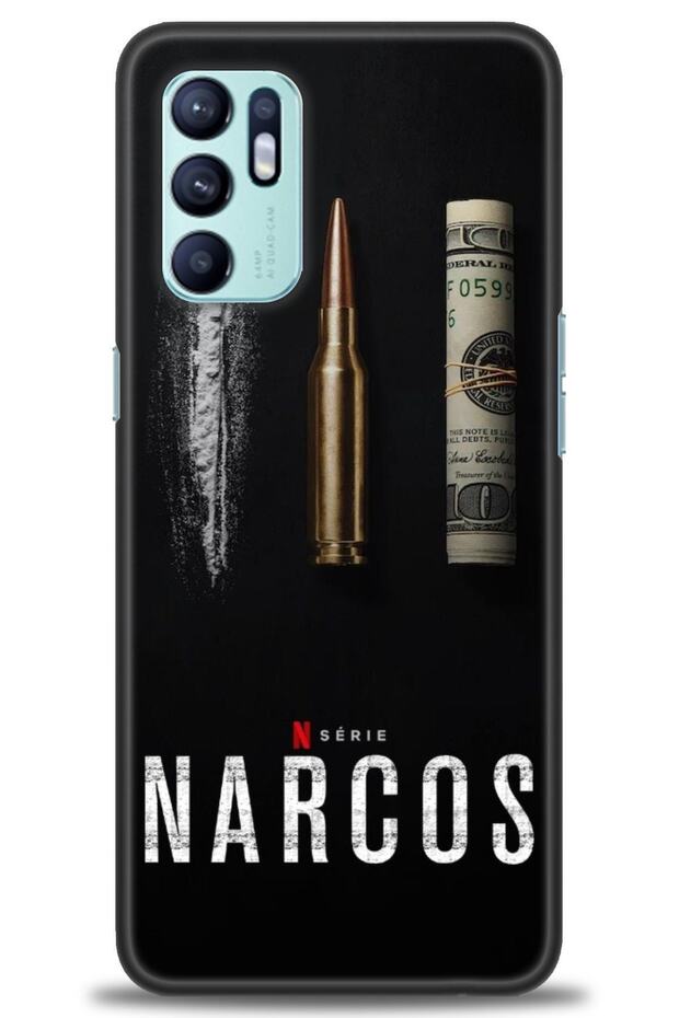 Oppo Reno 6 Case Hd Printed Case - Narcos + Full Screen Protector