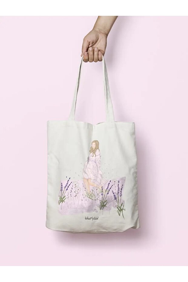 LAVENDER GARDEN ELEGANT WOMEN'S SIMPLE GIFT CLOTH BAG