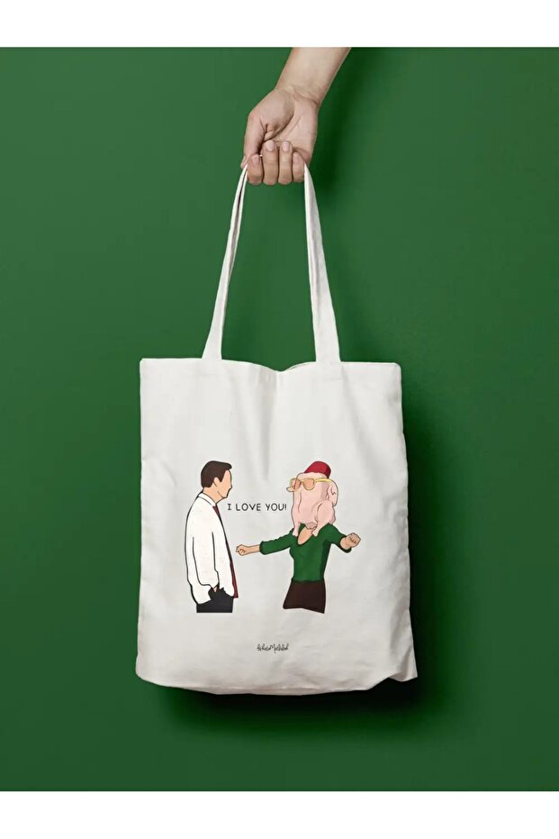 FRİENDS CHANDLER AND MONİ+F39CA CLOTH BAG