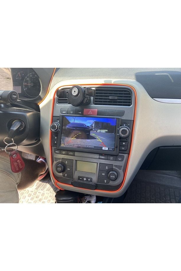 Fiat Linea Android 2-32 Uyumlu Multimedya Carplay Ahd Kamera Qled Ekran - 7