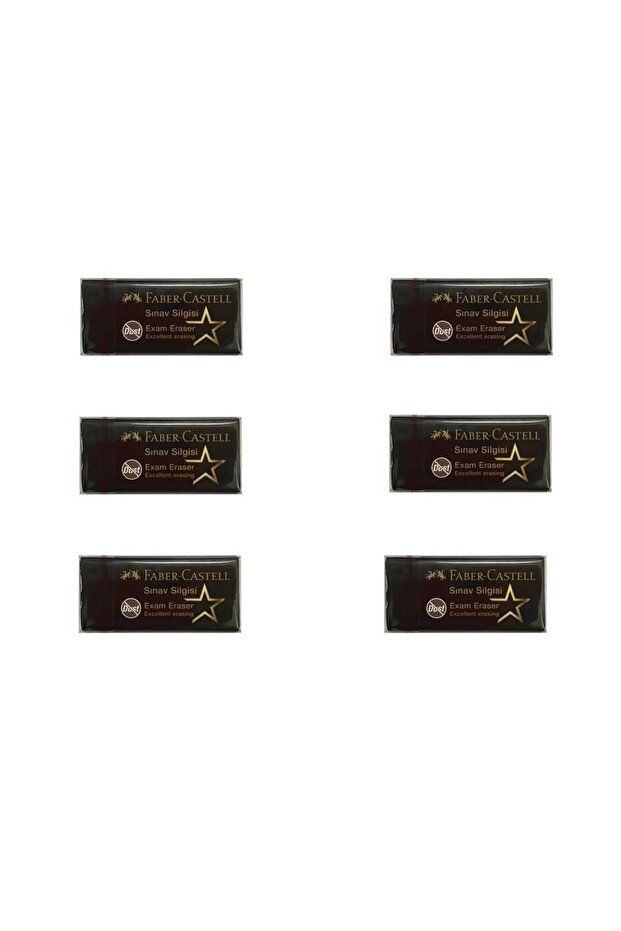 ممحاة فحص فابر كاستل Exam Eraser 4.5 سم حجم متوسط 6 قطع