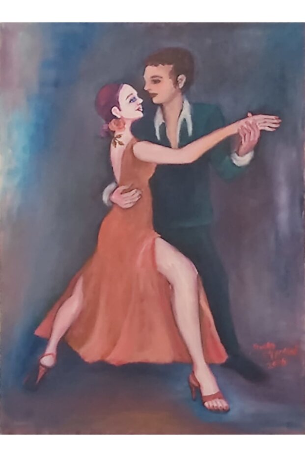 Tango - Orijinal Yağlı Boya Tablo