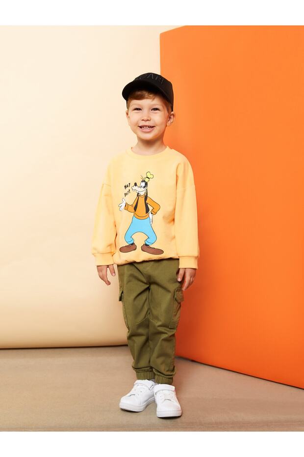Basic Pamuklu Erkek Bebek Jogger Pantolon - 1