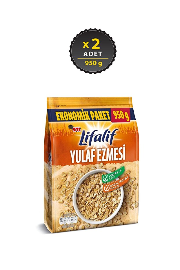 Eti Lifalif Yulaf Ezmesi 950 G X 2 Adet