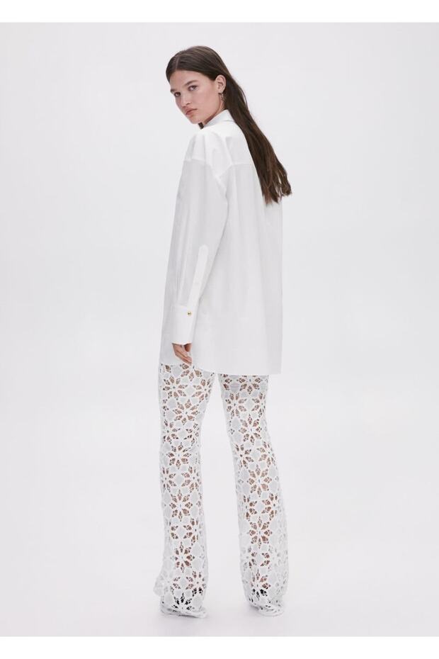 Kroşe palazzo pantolon - 4