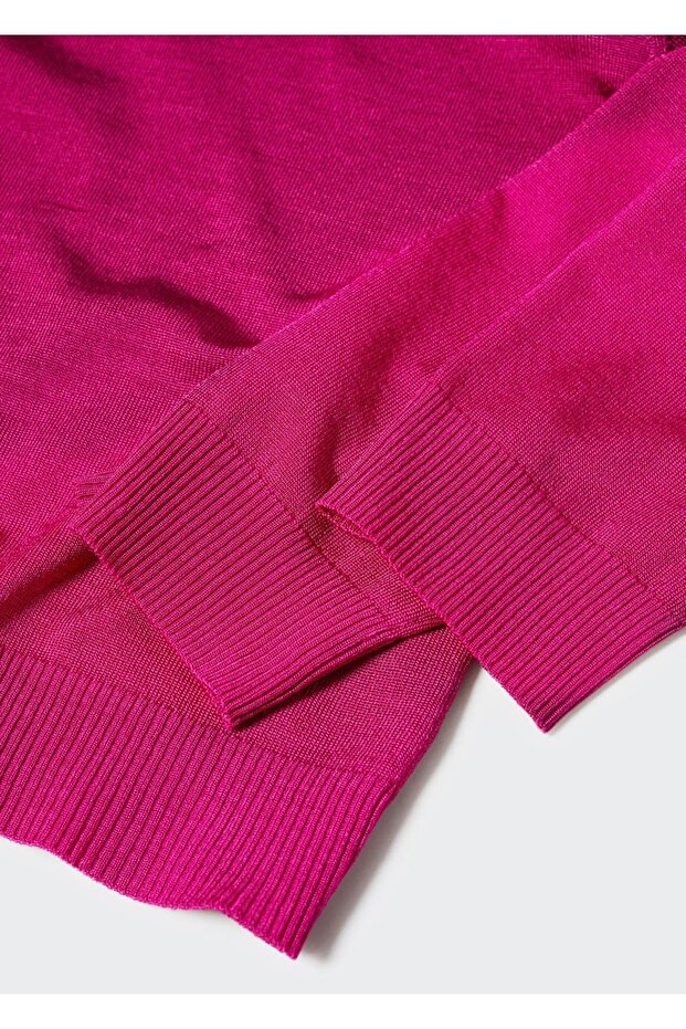 V Yaka Ince Triko Kazak - 5