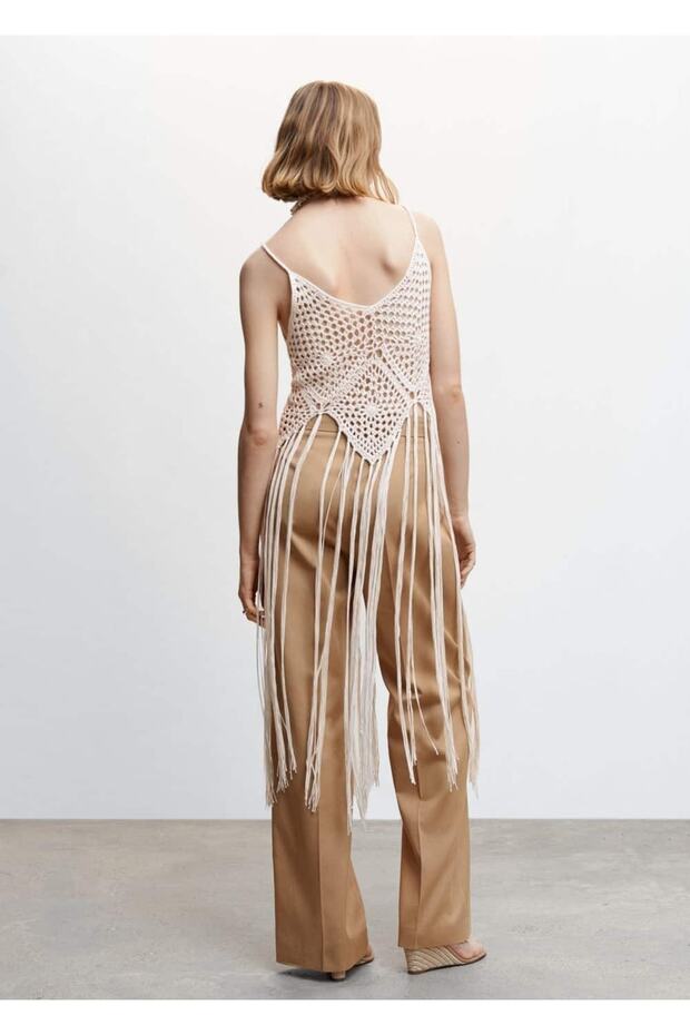 Saçaklı Kroşe Üst - 4