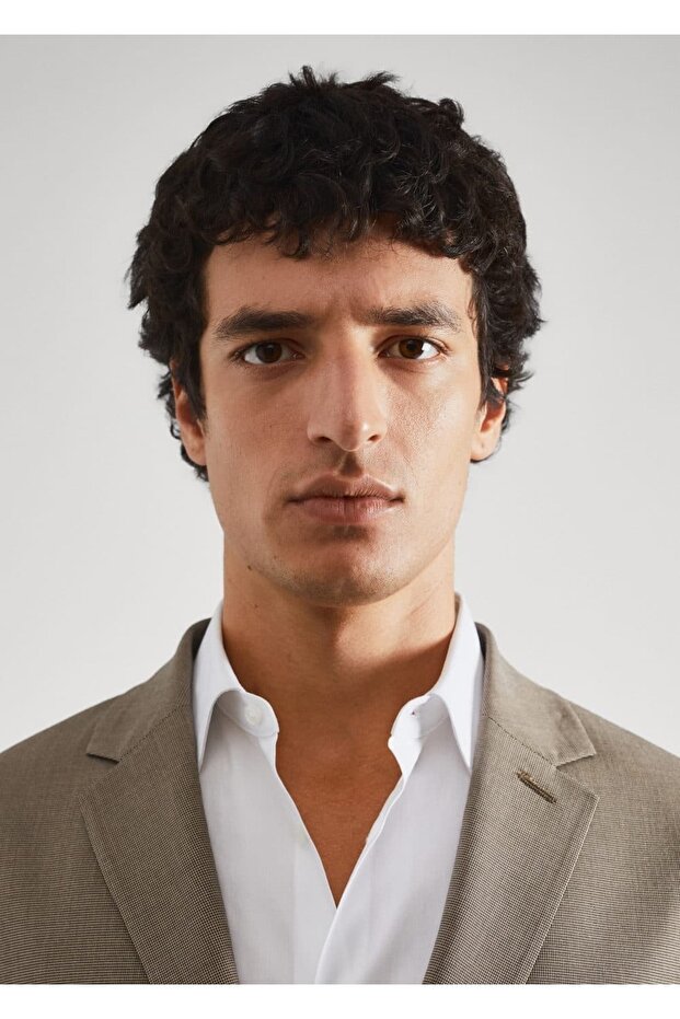 Süper Dar Kesimli Blazer Ceket - 6