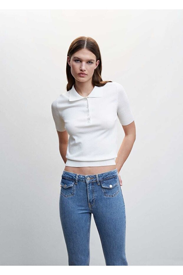 Ispanyol Paça Cepli Jean Pantolon - 5