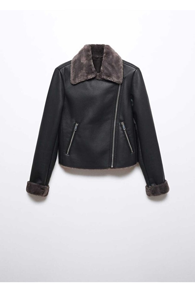 Suni kürk astarlı ceket - 3