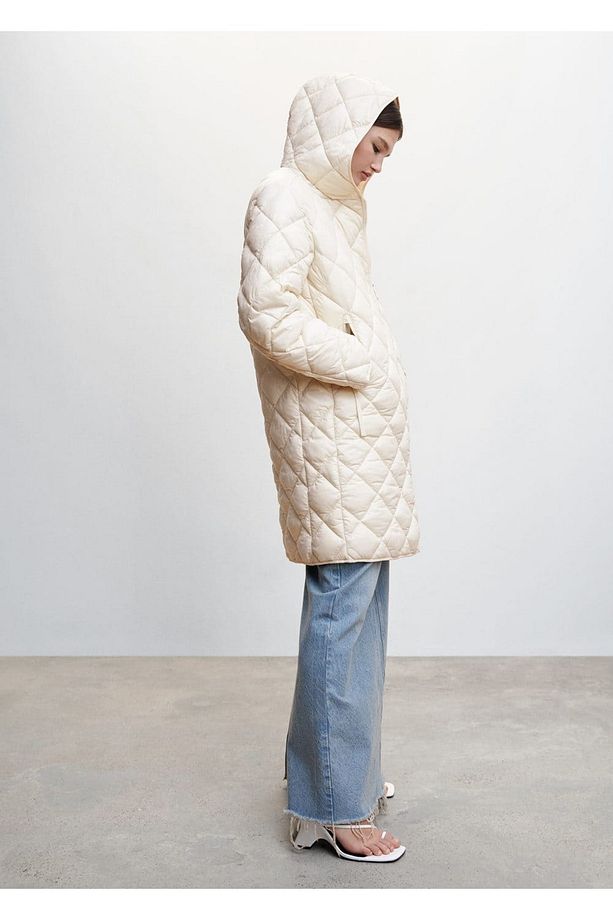 Kapüşonlu Kapitone Anorak - 5