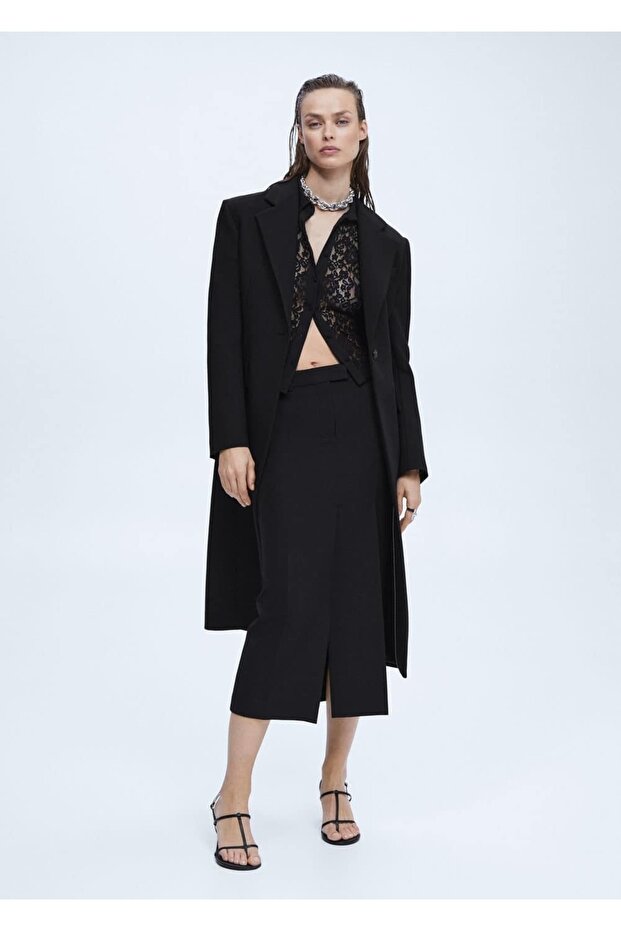 Klapalı Kalıplı Palto - 2