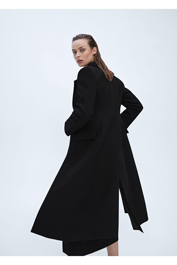 Klapalı Kalıplı Palto - 5