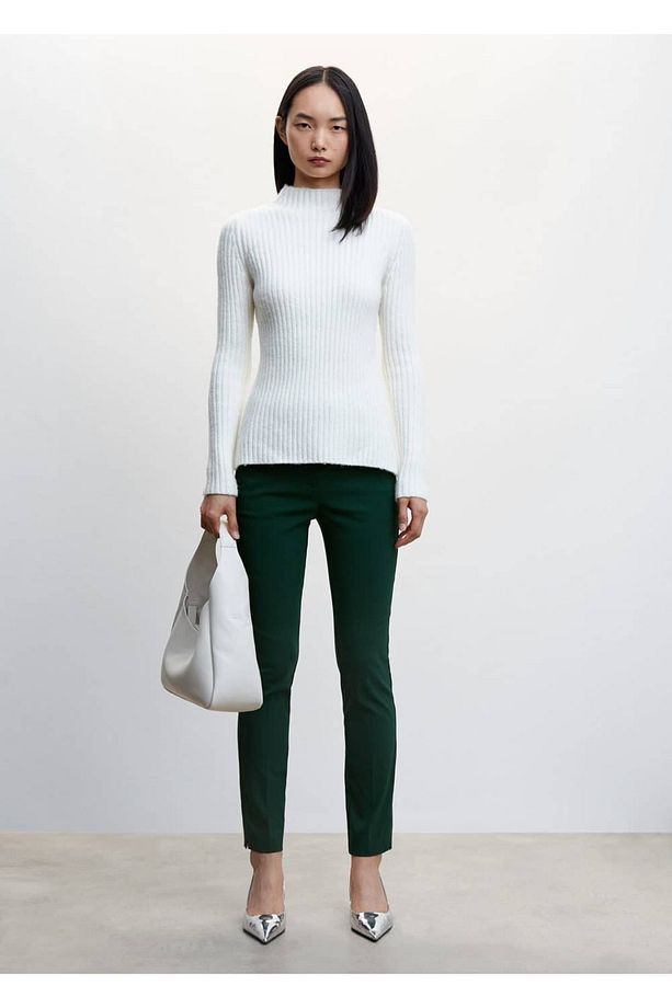 Cropped Skinny Pantolon - 2