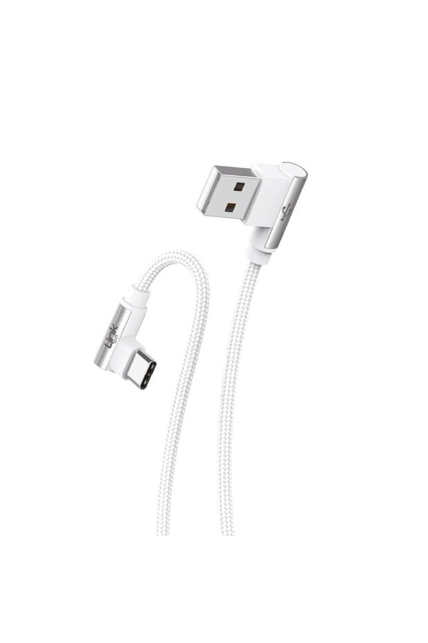 K594 Safe Type-c Usb 90 Derece Gamer Oyuncu Şarj Kablosu - 2
