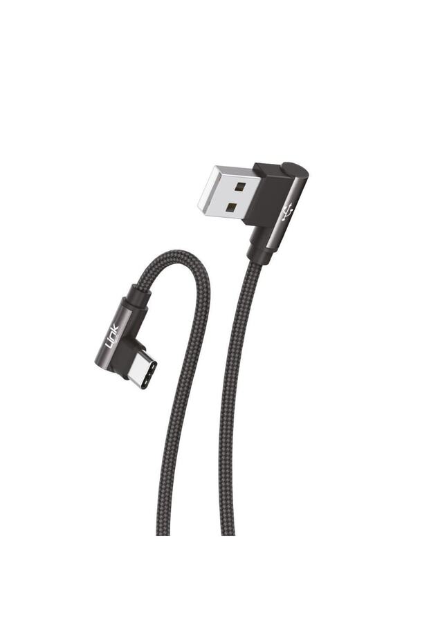 K594 Safe Type-c Usb 90 Derece Gamer Oyuncu Şarj Kablosu - 5
