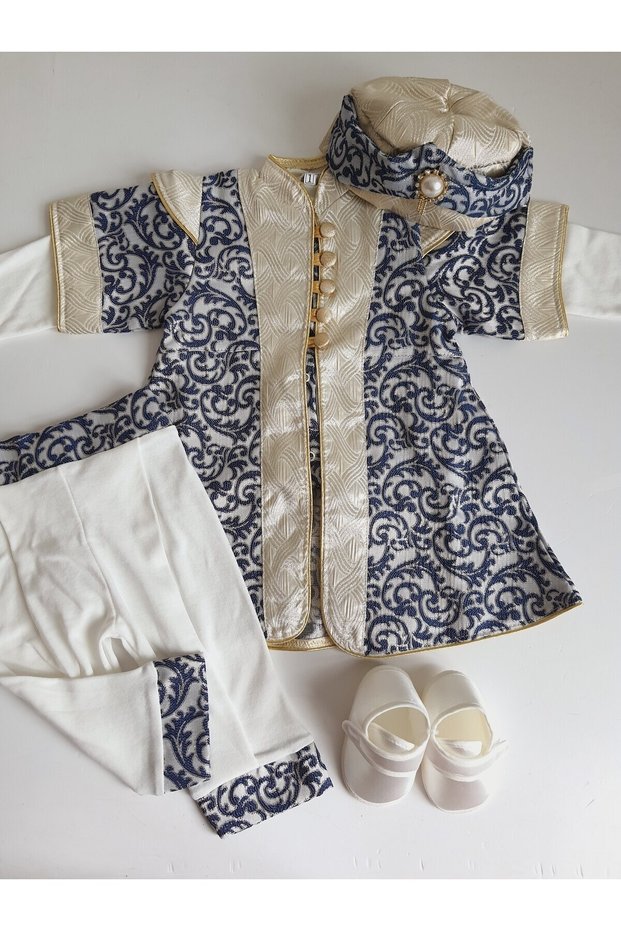 ( WITH BOOTIES ) 0 6 MONTHS AND 1 YEAR OLD CIRCUMCISION MEVLUT OUTFIT, CIRCUMCISION MEVLUT DRESS ŞEHZADE BABY GIFT
