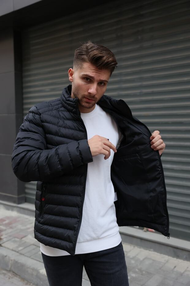 Men's Waterproof Lined Puffer Jacket - 3