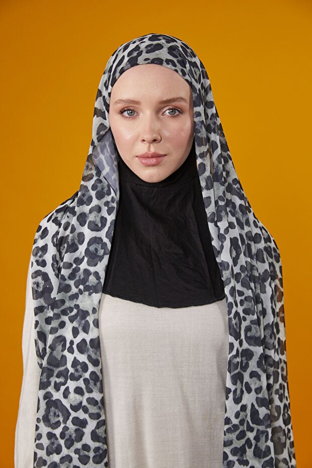 BOYUNLU BONELİ TİGER - GRİ - 4